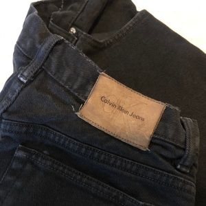 Black Calvin Klein Mom Jeans